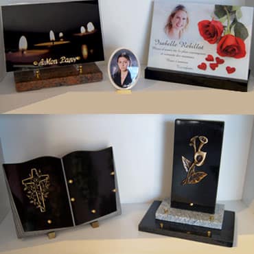 Plaques Funéraie ou Plaque Mortuaire