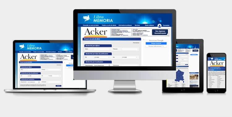 Libra Mémoria pour l'agence Acker