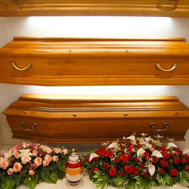 Exposition des cercueils